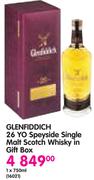 Glenfiddich 26 Yo Speyside Single Malt Scotch Whisky In Gift Box-750ml