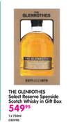 The Glenrothes Select Reserve Speyside Scotch Whisky In Gift Box-1x750ml