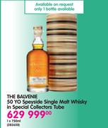 The Balvenie 50 Yo Speyside Single Malt Whisky In Special Collection Tube-1x750ml