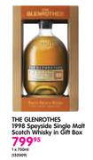 The Glenrothes 1998 Speyside Single Malt Scotch Whisky In Gift Box-1x750ml
