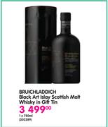 Bruichladdich Black Art Islay Scottish Malt Whisky In Gift Tin-1x750ml