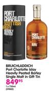 Bruichladdich Port Charlotte Islay Heavily Peated Barley Single Malt In Gift Tin-1x750ml