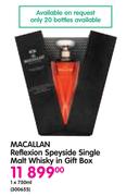 Macallan Reflexion Speyside Single Malt Whisky In Gift Box-1x750ml