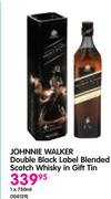 Johnnie Walker Double Black Label Blended Scotch Whisky In Gift Tin-1x750ml 