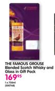 The Famous Grouse Blended Scotch Whisky-1x750ml And Glass In Gift Pack