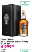 Chivas Regal 25 Yo Blended Scotch Whisky In Gift Box-1x750ml