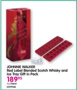Johnnie Walker Red Label Blended Scotch Whisky-1x750ml And Ice Tray Gift In Pack