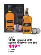Jura 10 Yo Highland Malt Scotch Whisky In Gift Box-1x750ml