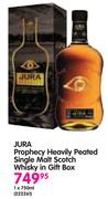 Jura Prophecy Heavily Peated Single Malt Scotch Whisky In Gift Box-1x750ml