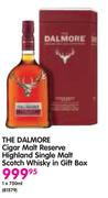 The Dalmore Cigar Malt Reserve Highland Single Malt Scotch Whisky In Gift Box-1x750ml