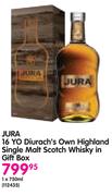 Jura 16 Yo Diurach's Own Highland Single Malt Scotch Whisky In Gift Box-1x750ml
