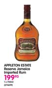 Appleton Estate Reserve Jamaica Imported Rum-1x750ml