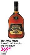 Appleton Estate Estate 12 Yo Jamaica Imported Rum-1x750ml