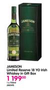 Jameson Limited Reserve 18 Yo Irish Whiskey In Gift Box-1x750ml