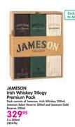 Jameson Irish Whiskey Trilogy Premium Pack-3x200ml