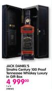 Jack Daniel's Sinatra Century 100 Proof Tennessee Whiskey Luxury In Gift Box-1x1ltr