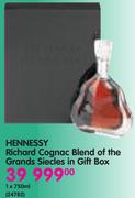 Hennessy Richard  Cognac Blend Of The Grands Siecles In Gift Box-750ml