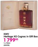 KWV Heritage Xo Cognac In Gift Box-750ml