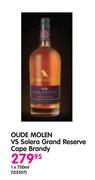Oude Molen VS Solera Grand Reserve Cape Brandy-750ml