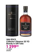 Van Ryn's Collector's Reserve 20 YO Brandy in Gift Tube-750ml Each