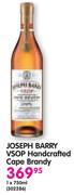 Joseph Barry Vsop Handcrafted Cape Brandy-750ml