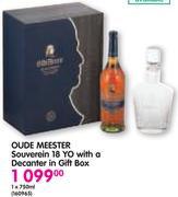 Oude Meester Souverein 18 Yo With A Decanter In Gift Box-750ml