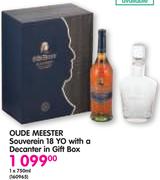 Oude Meester Souverein 18 Yo With A Decanter In Gift Box-1x750ml