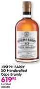 Joseph Barry XO Handcrafted Cape Brandy-1x750ml