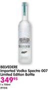 Belvedere Imported Vodka Spectre 007 Limited Edition Bottle-750ml