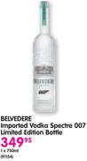 Belvedere Imported Vodka Spectre 007 Limited Edition Bottle-1x750ml