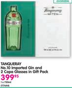 Tanqueray No.10 Imported Gin And 2 Copa Glasses In Gift Pack-1x750ml