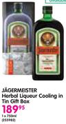 Jagermeister Herbal Liqueur Cooling In Tin Gift Box-750ml