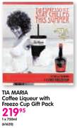 Tia Maria Coffee Liqueur With Freezo Cup Gift Pack-750ml
