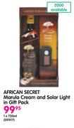 African Secret Marula Cream And Solar Light In Gift Pack-1x750ml