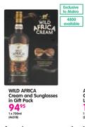 Wild Africa Cream And Sunglasses In Gift Pack-1x750ml