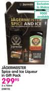 Jagermeister Spice And Ice Liqueur In Gift Pack-2x750ml