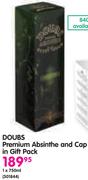 Doubs Premium Absinthe And Cap In Gift Pack-750ml