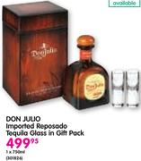 Don Julio Imported Reposado Tequila Glass In Gift Pack-750ml