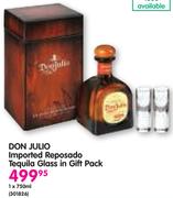 Don Julio Imported Reposado Tequila Glass In Gift Pack-1x750ml
