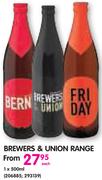 Brewers & Union Range-500ml Each