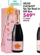 Veuve Clicquot Tse Tse Rose In Gift Box-750ml