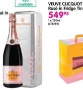 Veuve Clicquot Rose In Fridge Tin-750ml