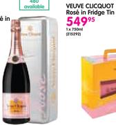 Veuve Clicquot Rose In Fridge Tin-1x750ml