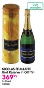 Nicolas Feuillatte Brut Reserve In Gift Tin-1x750ml