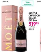 Moet & Chandon Rose In Gift Box-1x750ml