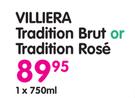 Villiera Tradition Brut Or Tradition Rose-750ml