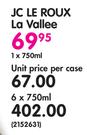 Jc Le Roux La Vallee-6x750ml