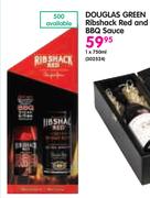 Douglas Green Ribshack Red And BBQ Sauce-1x750ml