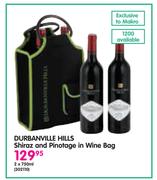 Durbanville Hills Shiraz And Pinotage In Wine Bag-2x750ml