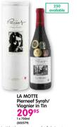 LA Motte Pierneef Syrah/Viognier In Tin-1x750ml